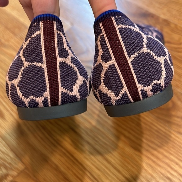 New Rothy’s the Point Violet giraffe slip on flares women’s size 10.5 purple - Picture 8 of 11